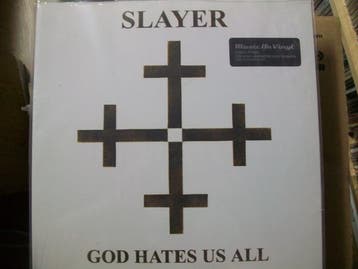 LP gebruikt - Slayer (No MoV sleeve!) - God Hates Us All..., Cd's en Dvd's, Verzenden, Zo goed als nieuw, Overige formaten