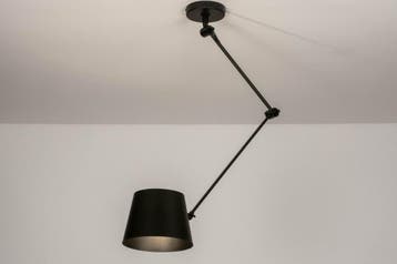 Rietveld Hanglampen - Zwart - Metaal, Verzenden, Nieuw