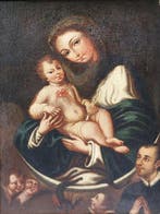 Italiaanse school (XVII) - Madonna con Bambino