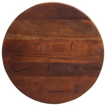 vidaXL Tafelblad rond Ø 50x2,5 cm massief gerecycled hout, Verzenden, Nieuw