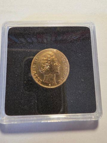Duitsland, Beieren König Ludwig II. 10 Mark 1880 Keydate, Postzegels en Munten