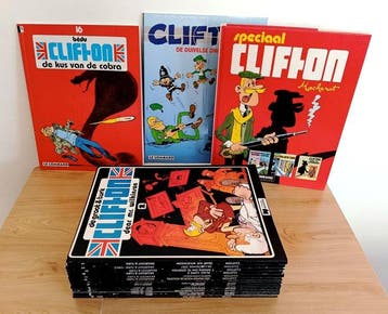 Clifton 1 t/m 17 - opeenvolgende reeks SC + extra album - 18, Nieuw