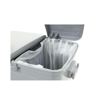 Pedaalemmer Divided Dustbin - grijs, Verzenden, Nieuw