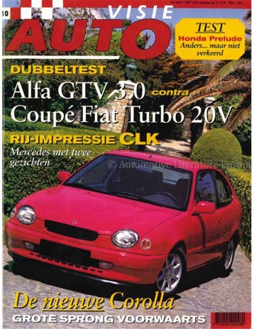 1997 AUTOVISIE MAGAZINE 10 NEDERLANDS, Nieuw, Author