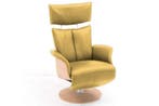 Relaxfauteuil Heesch - relaxfauteuils - Goud, Nieuw, Stof