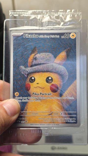 Pokémon - 1 Card - Pikachu with Grey Felt Hat Promo card,, Nieuw