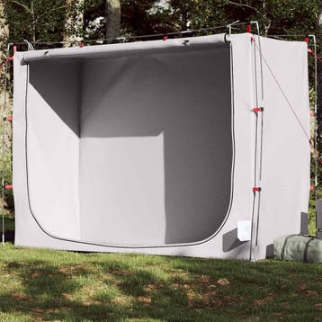 vidaXL Opbergtent waterdicht grijs, Verzenden, Nieuw