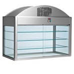 Onafhankelijke gekoelde vitrine met gordijn (met bodem), Verzenden, Nieuw in verpakking, Koelen en Vriezen