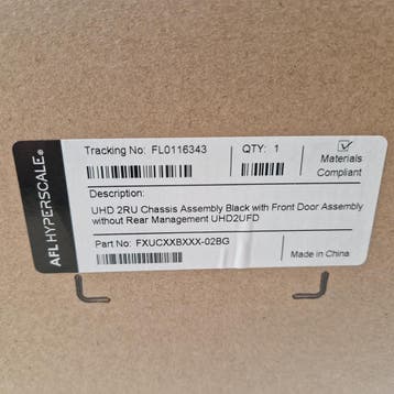 Uhd 2ru chassis assembly fxucxxbxxx-02bg, Computers en Software, Overige Computers en Software, Ophalen of Verzenden, Nieuw