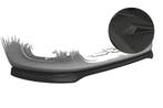 Cup spoilerlip met ABE voor Fiat Panda 3 (Type 312/319) CSL7, Auto-onderdelen, Carrosserie en Plaatwerk, Verzenden, Nieuw