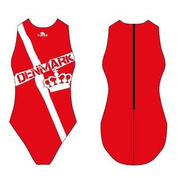Special Made Turbo Waterpolo badpak DENMARK (levertijd 6..., Nieuw