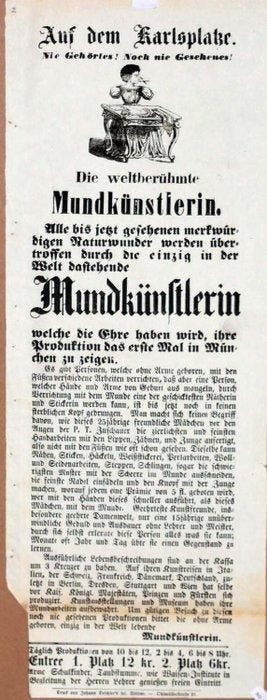 Freakshow. - 1869, Antiek en Kunst, Antiek | Boeken en Bijbels