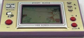 Nintendo - Game & Watch - Wide Screen - Snoopy Tennis -, Nieuw