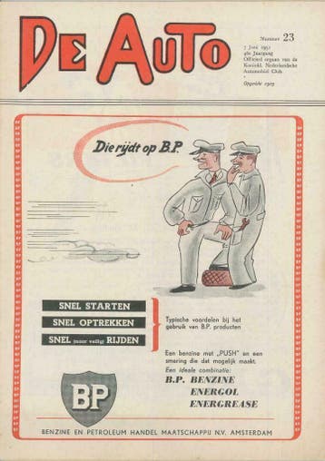 1951 De Auto magazine 23 46e Jaargang Nederlands, Verzenden, Gelezen, Algemeen