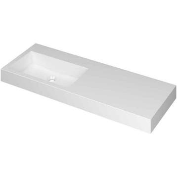 INK Momento Wastafel Polystone Wasbak Links Zonder Kraangat, Doe-het-zelf en Verbouw, Sanitair, Ophalen of Verzenden, Nieuw