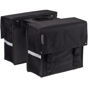 Bagoo Dubbele fietstas - waterafstotend bisonyl - 34L - z..., Ophalen of Verzenden, Nieuw