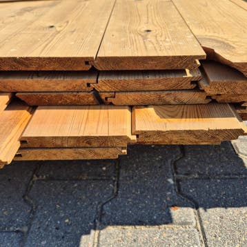Partij Thermo vuren channelsiding 4500x143-130x17mm, Ophalen of Verzenden, Nieuw
