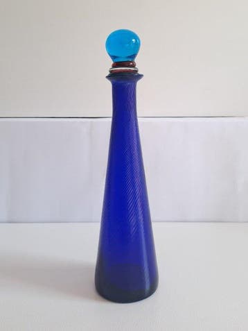 Carlo Moretti - Fles - Murano-glas, Antiek en Kunst