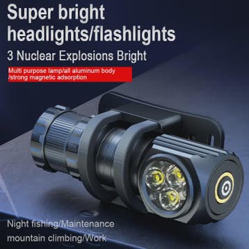 Krachtige Oplaadbare 3000LM LED Hoofdlamp - Waterdicht & Mul, Verzenden, Nieuw