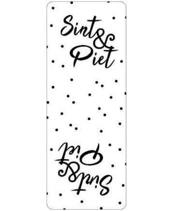 10x sluitzegel Sint & Piet (Stickers), Ophalen of Verzenden, Nieuw, Meerdere stickers