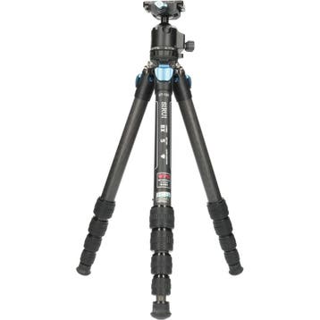 Tweedehands Sirui ST-125 statief + ST-10 balhoofd CM7070, Gebruikt, 150 tot 175 cm, Met balhoofd, Ophalen of Verzenden