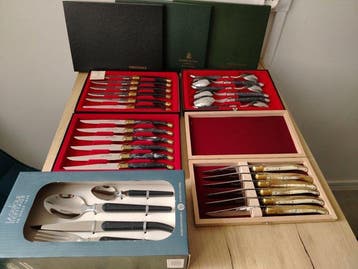 Laguiole - Eetservies - Laguiole Heritage - Messing, Schelp,