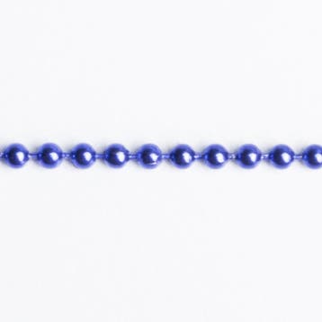 100 cm Ball Chain ketting dikte 2 mm blauw, Ophalen of Verzenden, Nieuw, Overige typen