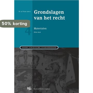 Grondslagen van het recht / 4 materialen / Boom Juridische, Verzenden, Gelezen, Bald de Vries