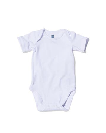 HEMA Romper organic katoen stretch korte mouw - 2 stuks wit, Verzenden, Nieuw