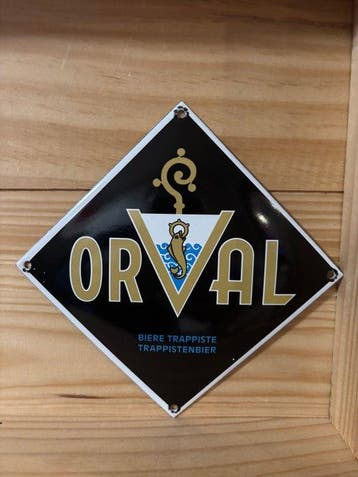 Orval - Emaille plaat - Staal