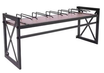 Wandrek Wijn en Glazen – Industrieel Metaal Zwart, 61 cm, Huis en Inrichting, Verzenden, Nieuw