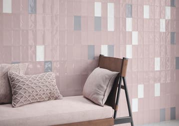 Wandtegel Cifre Kane Kendal Pink Glossy Roze Glans 7,5x15, Nieuw, Minder dan 20 cm, 10 m² of meer, Wandtegels
