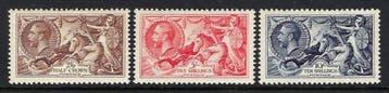 Groot-Brittannië 1934 - Zeepaardjes-set - Nº 450/452, Gestempeld