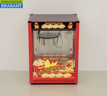 HCB Popcornmachine Popcorn machine Zwart 230V Braderie Markt, Ophalen of Verzenden, Nieuw in verpakking