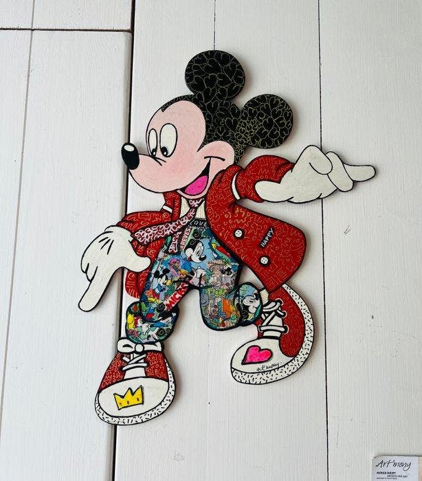 Artmony - Mickey culture pop !, Antiek en Kunst, Kunst | Designobjecten
