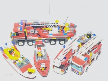 Lego Set - City - 7043, 7213, 7239, 60107, 6429 Brandweer te, Nieuw