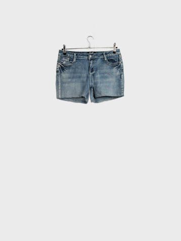 Earl Jean Korte broeken Dames maat WW33 / L32 Blauw Vintage, Ophalen of Verzenden, Nieuw