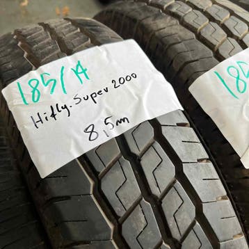 2 x Hifly 185-80-14 C Zomerbanden 8,5mm, 14 inch, Band(en), Zomerbanden, Bestelwagen