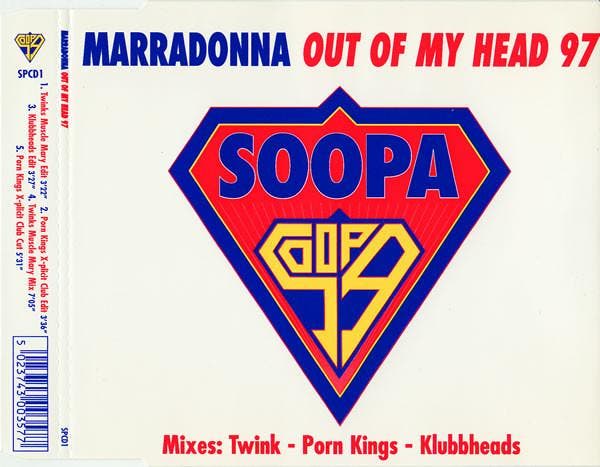 cd single - Marradonna - Out Of My Head 97, Cd's en Dvd's, Cd Singles, Zo goed als nieuw, Dance, Verzenden