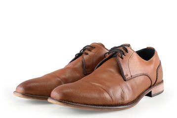 Manfield Veterschoenen in maat 44 Cognac, Kleding | Heren, Schoenen, Manfield, Overige kleuren, Verzenden, Zo goed als nieuw