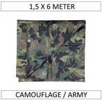 Benson Camouflage afdekzeil - verstevigde hoeken - UV-bes..., Ophalen of Verzenden, Nieuw