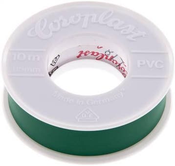Elektrische Isolatietape Vde-Getest 15mm/10m Groen [10, Verzenden, Nieuw