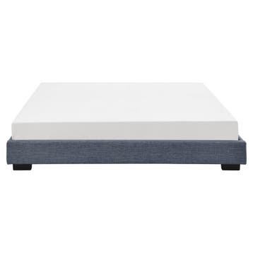 Modern bedframe stof met matras 180x200 donkergrijs, Huis en Inrichting, Slaapkamer | Bedden, Verzenden, Nieuw