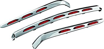 Kuryakyn L.E.D. Trunk Molding For 01-10 GL1800 Chrome Red, Ophalen of Verzenden, Nieuw