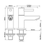 Fonteinset BWS Solid Surface Met Handdoekhouder Rechts Wit, Ophalen of Verzenden, Nieuw