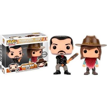 Funko Pop! The Walking Dead: Negan &amp; Carl Grimes 2-pack, Verzenden, Nieuw