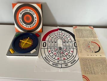 Bordspel - Vintage Soviet Roulette Board Game: Ringloto by