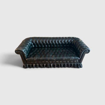 Sofa - Vintage uit de jaren 1960 - Chesterfield-bank van