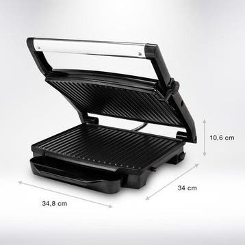 Princess Panini Grill 112415 – Contactgrill groot 30 x 24cm, Verzenden, Nieuw
