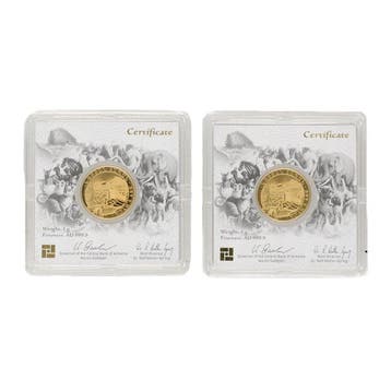 Armenië. 100 Dram 2021 - Noahs Ark (2 Stuks)